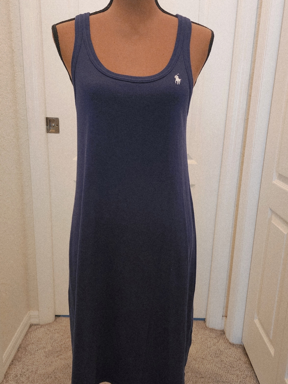 Ralph Lauren Navy Tank Midi Dress